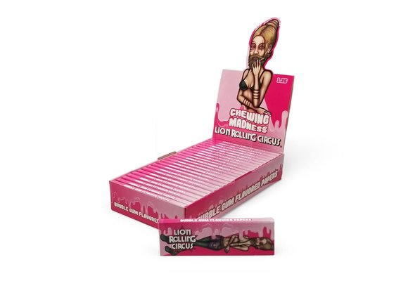 Lion Rolling Circus -  Rolling Paper 1 1/4 Bubble Gum