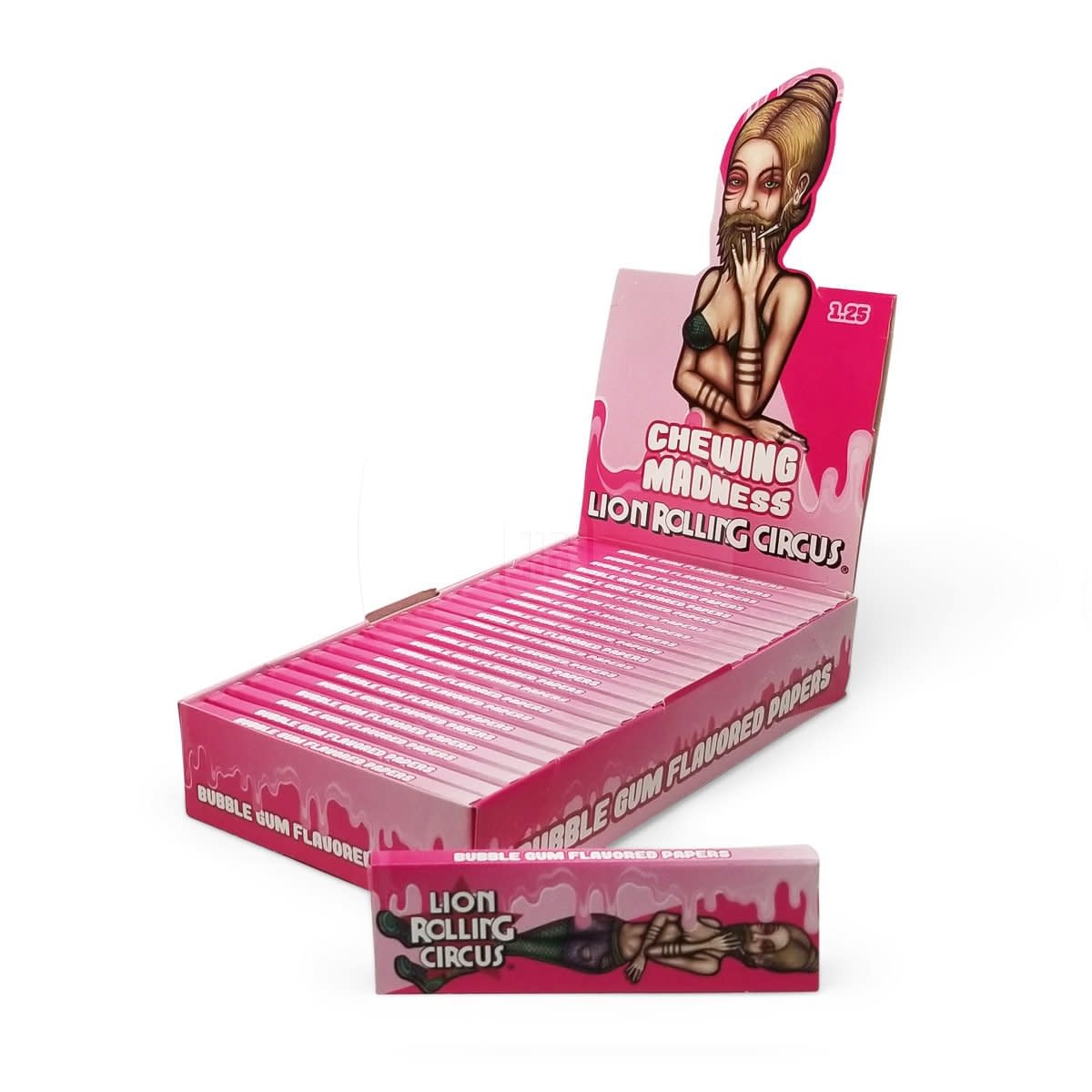 Lion Rolling Circus - Rolling Paper 1 1/4 Bubble Gum