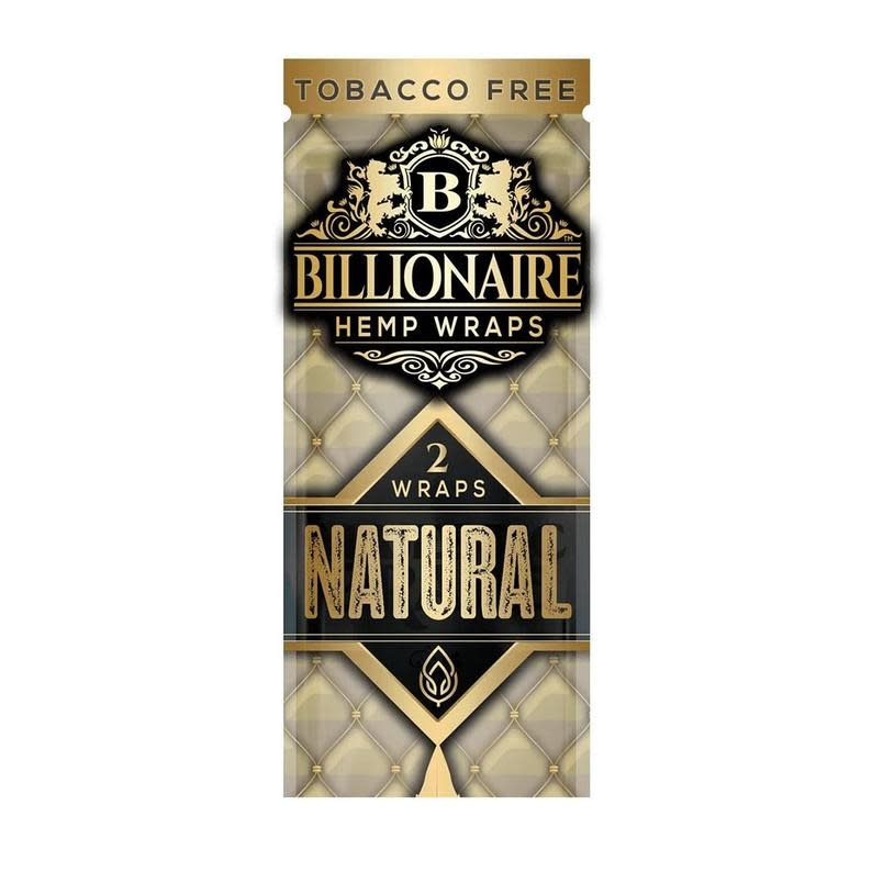 Billionaire - Hemp Wraps Natural Flavor Tobacco Free