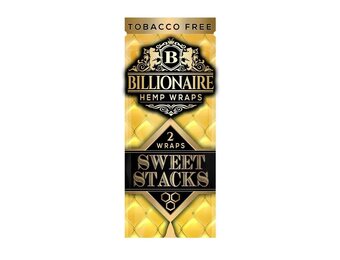 Billionaire - Hemp Wraps Sweet Stacks Flavor Tobacco Free