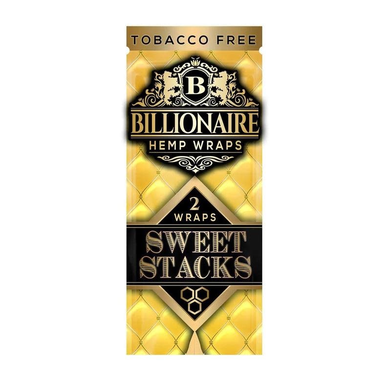 Billionaire - Hemp Wraps Sweet Stacks Flavor Tobacco Free