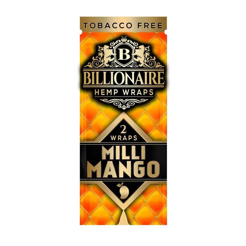 Billionaire - Hemp Wraps Milli Mango Flavor Tobacco Free