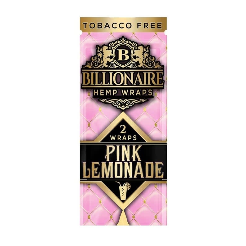 Billionaire - Hemp Wraps Pink Lemonade Flavor Tobacco Free