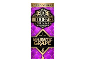 Billionaire - Hemp Wraps Majestic Grape Tobacco Free