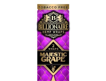 Billionaire - Hemp Wraps Majestic Grape Tobacco Free