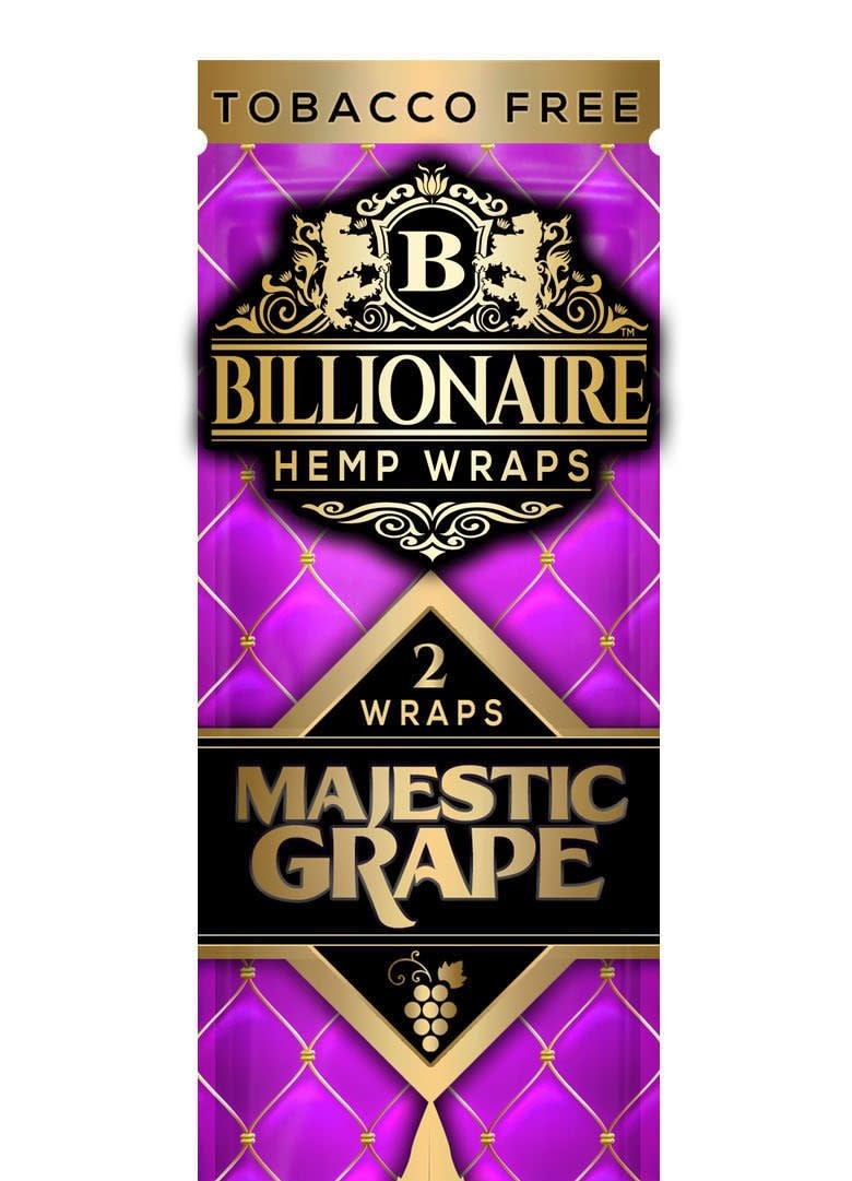 Billionaire - Hemp Wraps Majestic Grape Tobacco Free