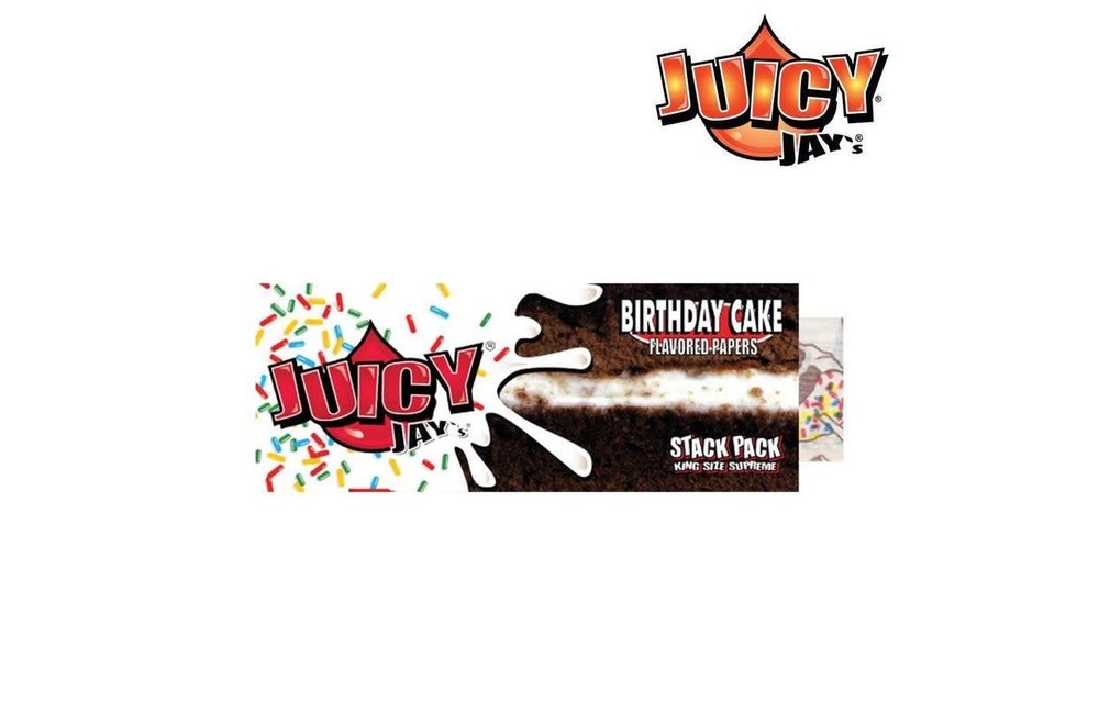 Juicy Jays - Rolling Paper Birthday Cake King Size Supreme