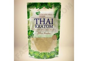Remarkable Herbs - Kratom Powder Green Vein Thai 20oz