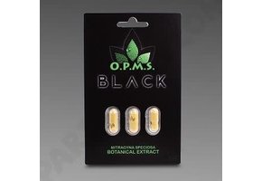 OPMS - Kratom Extract Capsules Black 3ct