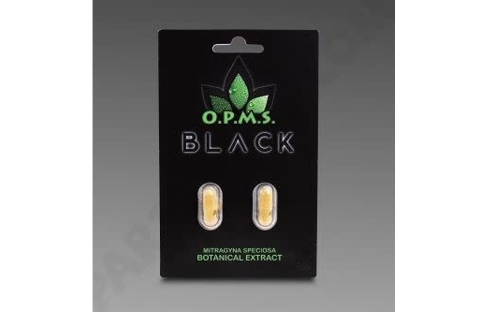 OPMS - Kratom Extract Capsules Black 2ct