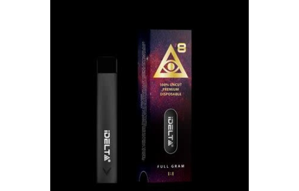 iDelta 8 -Delta 8 Disposable Vape Pen Gold 1:1 Hybrid Blue Dream