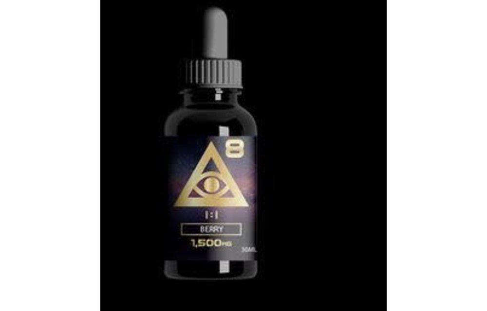 iDelta 8 - Delta 8 Tincture Gold 1:1 Hybrid Blue Dream 1500mg
