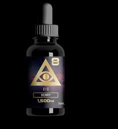 iDelta 8 - Delta 8 Tincture Gold 1:1 Indica Northern Lights 1500mg