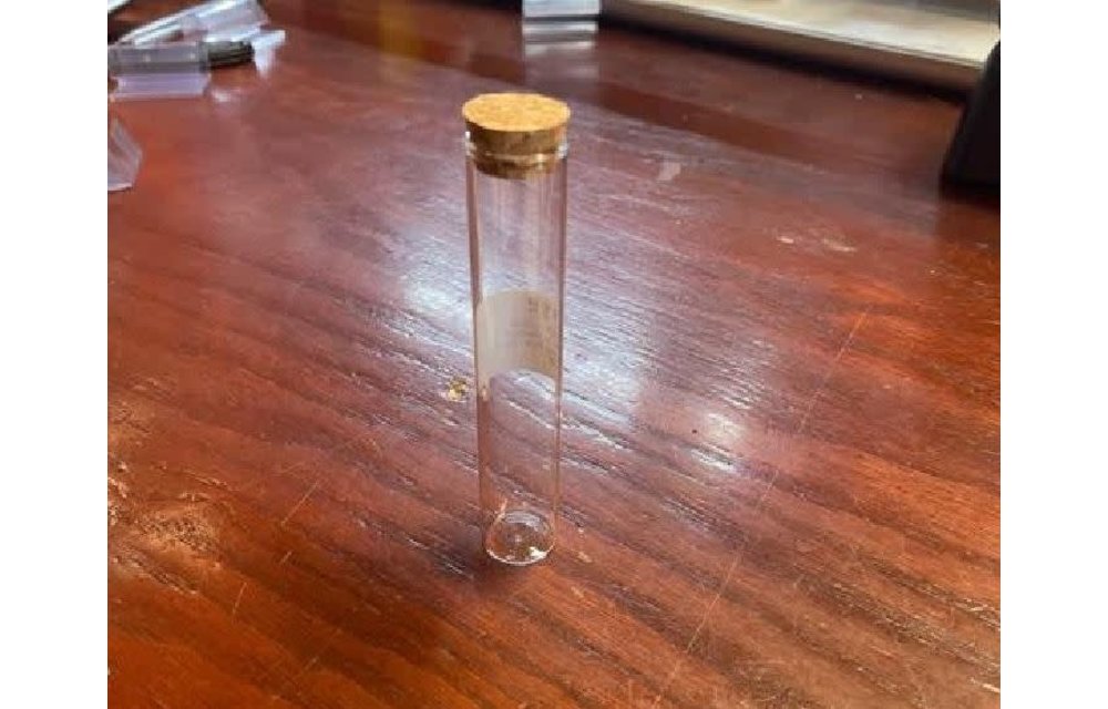 TGR - Container Glass Tube With Cork Top 4.5"
