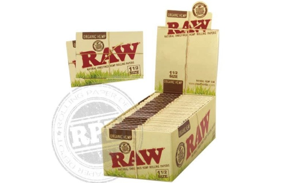Raw - Rolling Papers Organic Hemp 1.5