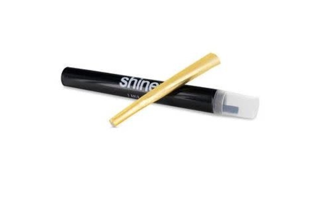 Shine - Blunt Wraps 24K Gold Cone