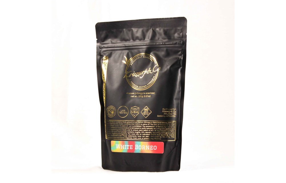 Krizzurp & Co - Kratom Powder White Borneo 250g