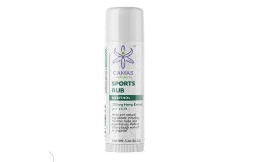 Camas Natural - CBD Topical Sports Rub 250mg Menthol