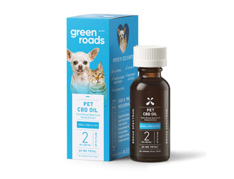 Green Roads - CBD Pets Tincture Oil Small Dog and Cat 30ml 60mg
