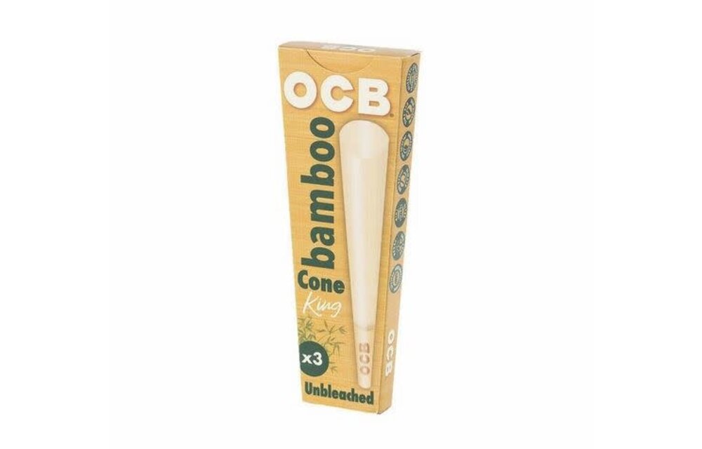 OCB - Pre Rolled Cones Bamboo King Size 3ct