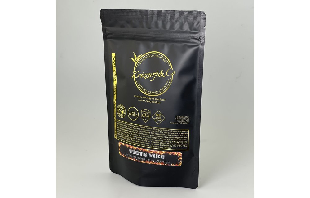 Krizzurp & Co - Kratom Powder White Fire 500g