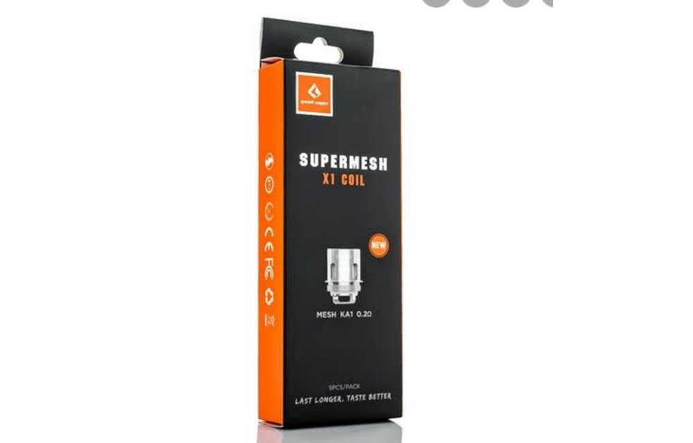 Geek Vape - Coil Atomizer Supermesh X1 KA1 .2Ω 5pk