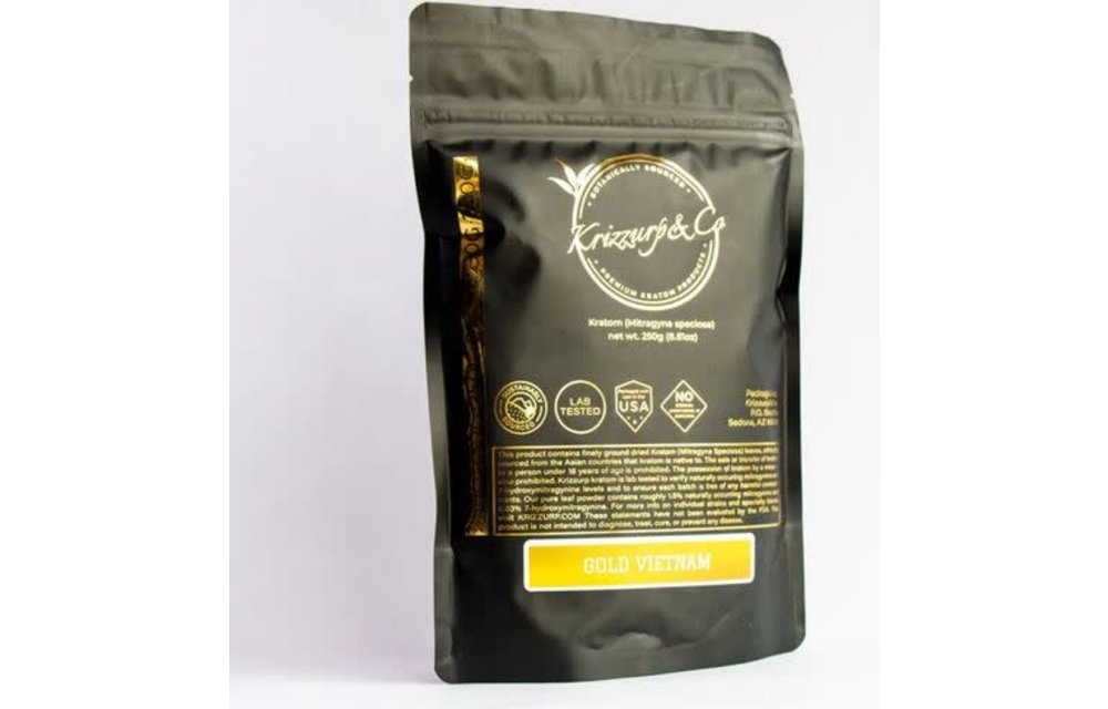 Krizzurp & Co - Kratom Powder Gold Vietnam 500g