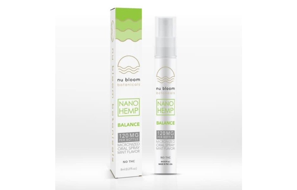 Nu Bloom Organics - CBD Tincture Oral Spray 120mg Balance