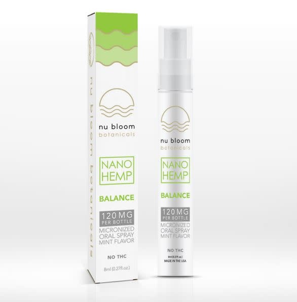 Nu Bloom Botanicals  - CBD Tincture Oral Spray 120mg Balance
