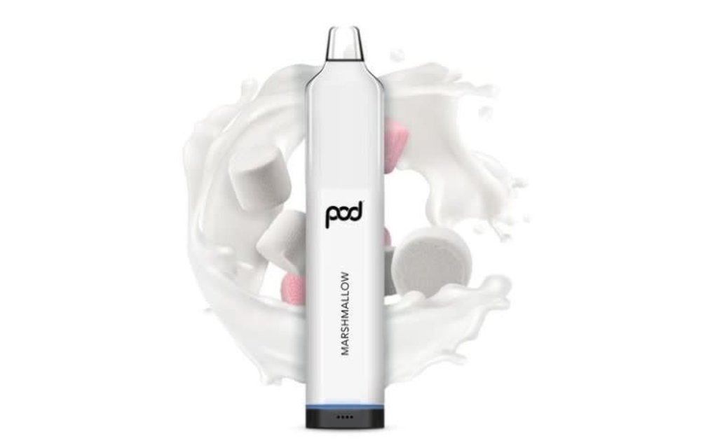 Pod - Disposable Vape Pen Rechargeable Salt Nic V2 5500 Marshmellow