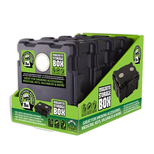 Smokezilla - Storage Box Smell Proof Case Magnetic 5x4