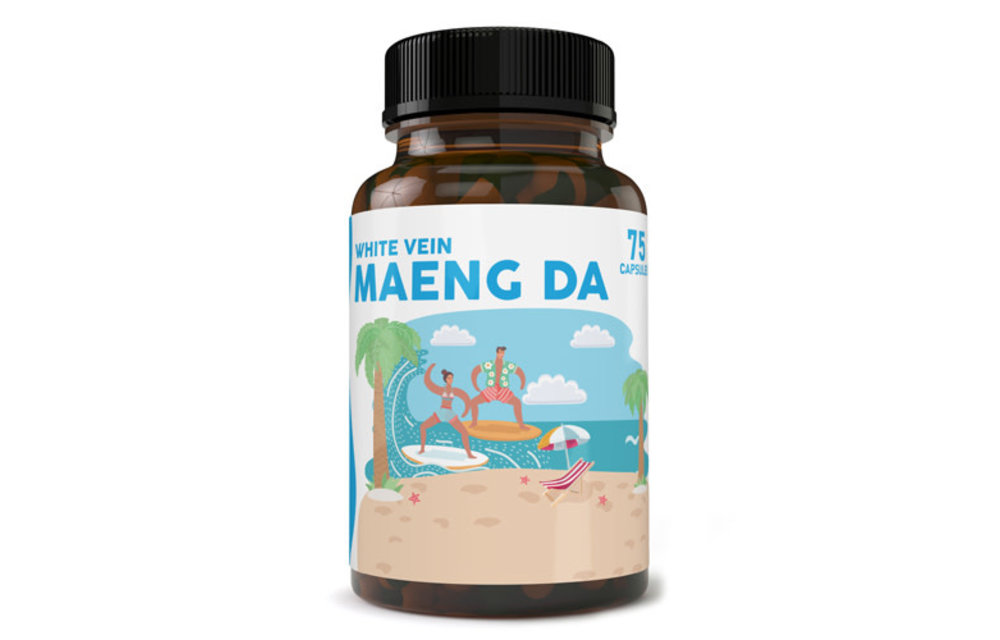 Pure Zen - Kratom Capsule White Vein Maeng Da 75ct