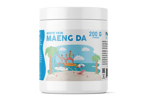 Pure Zen - Kratom Powder White Vein Maeng Da 200g