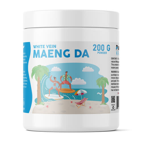 Pure Zen - Kratom Powder White Vein Maeng Da 200g