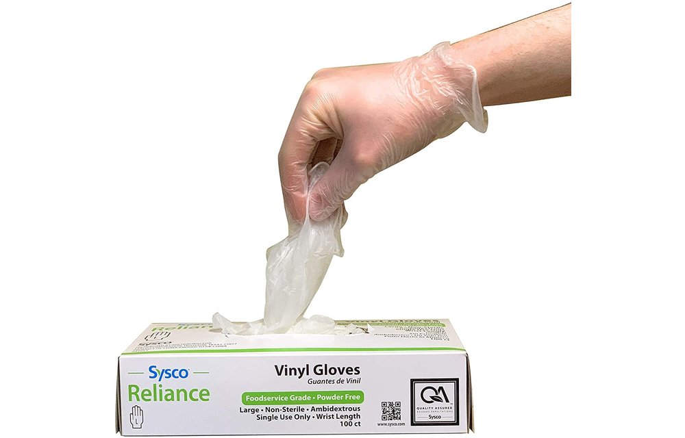 Sysco Reliance - Vinyl Gloves 100ct XL