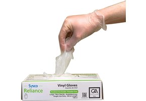 Sysco Reliance - Vinyl Gloves 100ct (Medium)