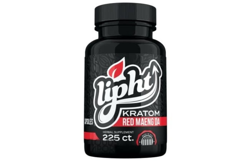 Lipht - Kratom Capsule Red Maeng Da 225ct