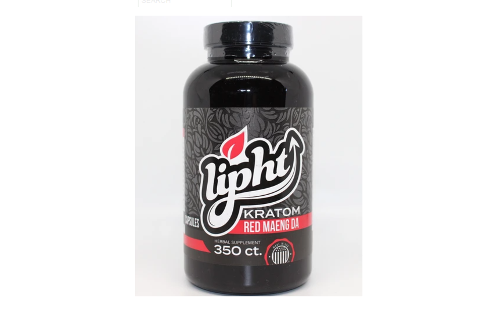 Lipht - Kratom Capsule Red Maeng Da 350ct