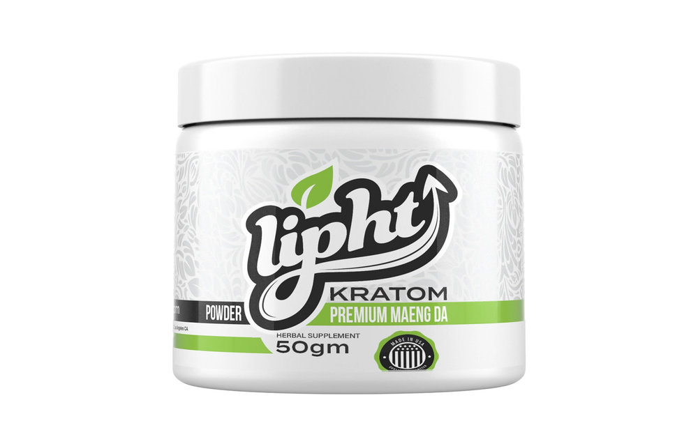 Lipht - Kratom Powder Premium Maeng Da 50g