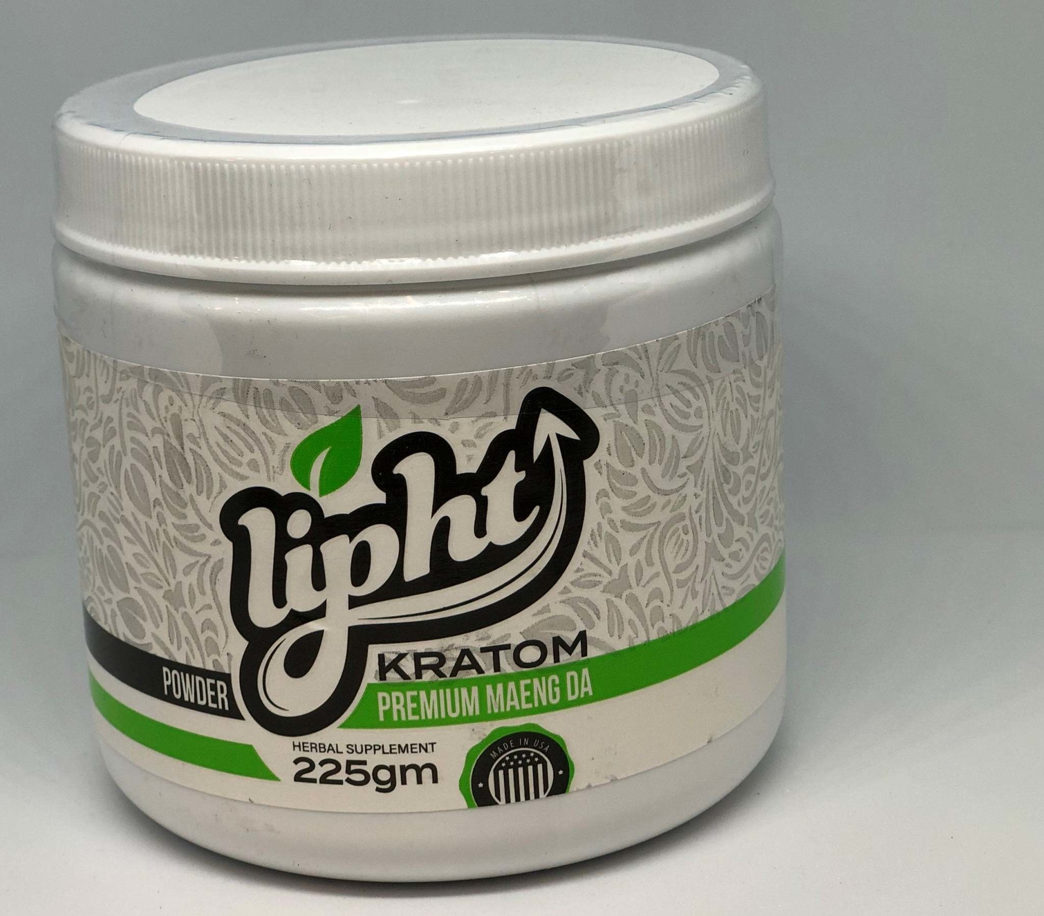 Lipht - Kratom Powder Premium Maeng Da 225g