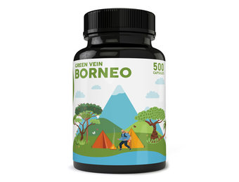 Pure Zen - Kratom Capsule Green Vein Borneo 500ct