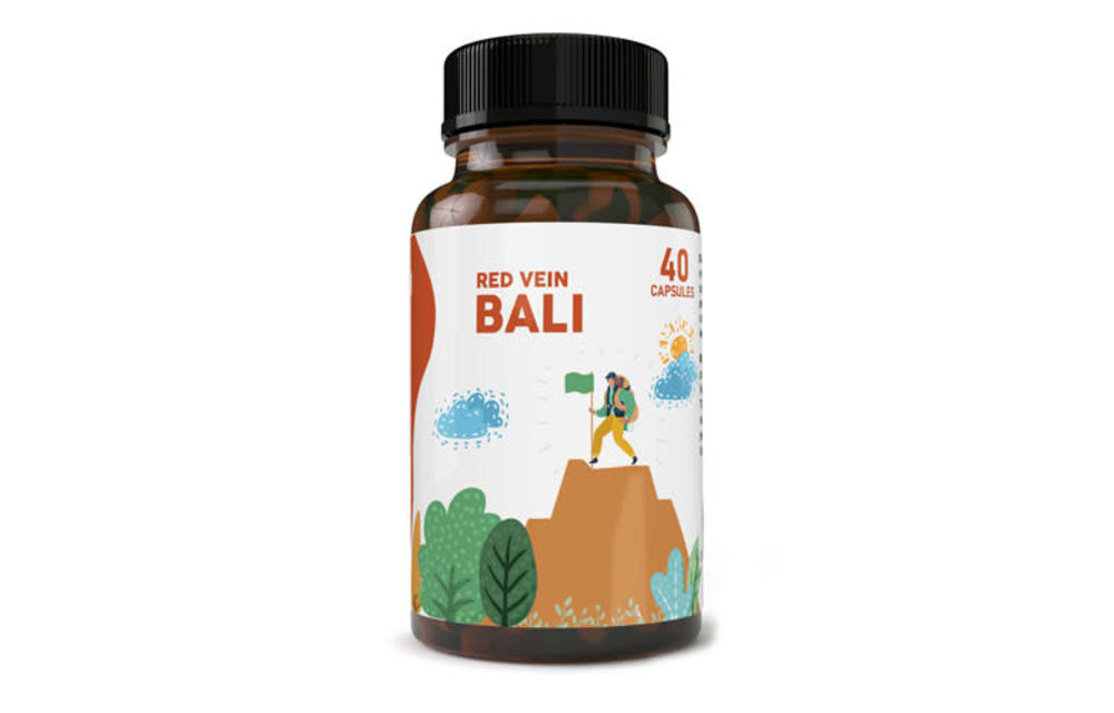 Pure Zen - Kratom Capsule Red Vein Bali 40ct
