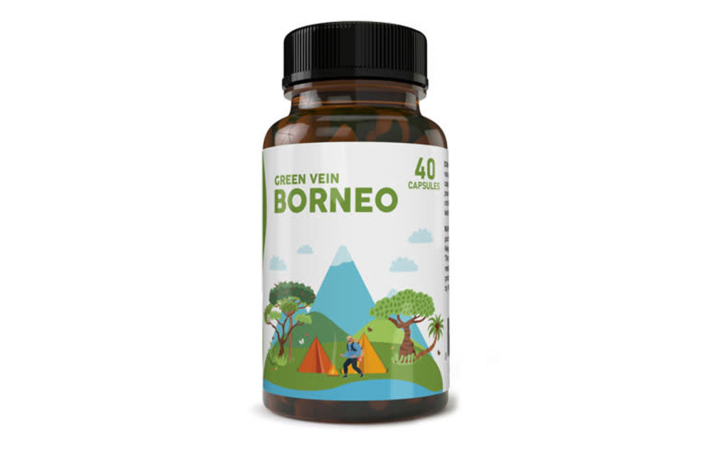 Pure Zen - Kratom Capsule Green Vein Borneo 40ct