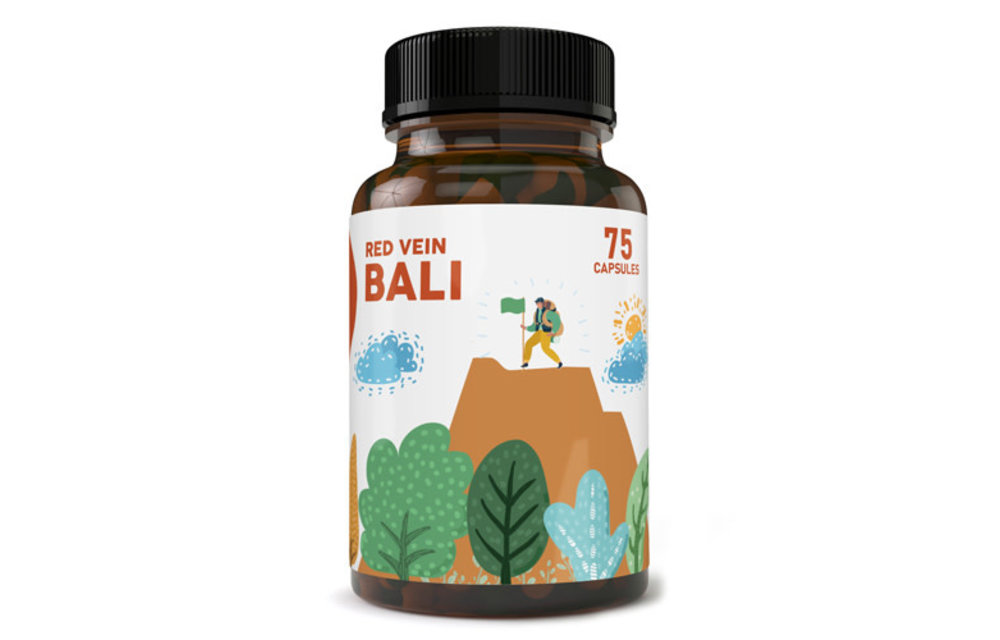 Pure Zen - Kratom Capsule Red Vein Bali 75ct