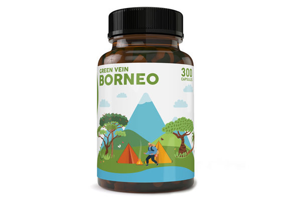 Pure Zen - Kratom Capsule Green Vein Borneo 300ct