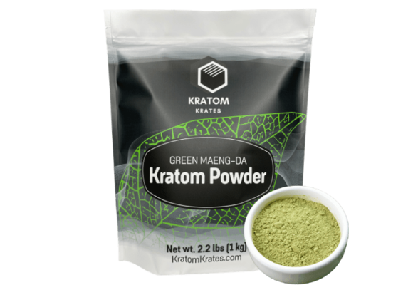 Kratom Krates - Kratom Powder Green Maeng Da 100g