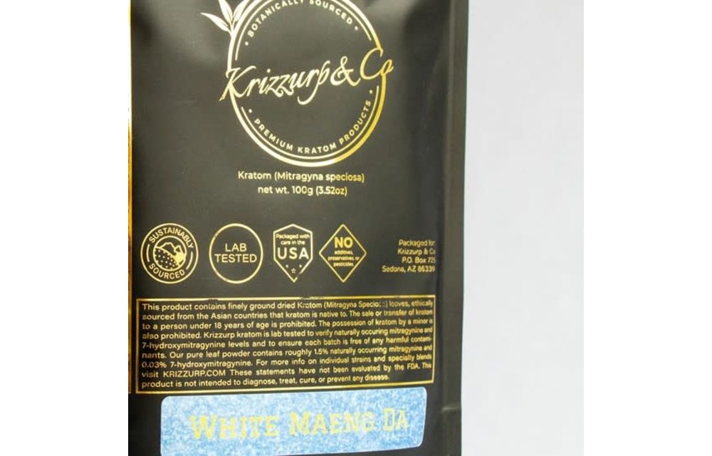 Krizzurp & Co - Kratom Powder White Maeng Da 1Kilo