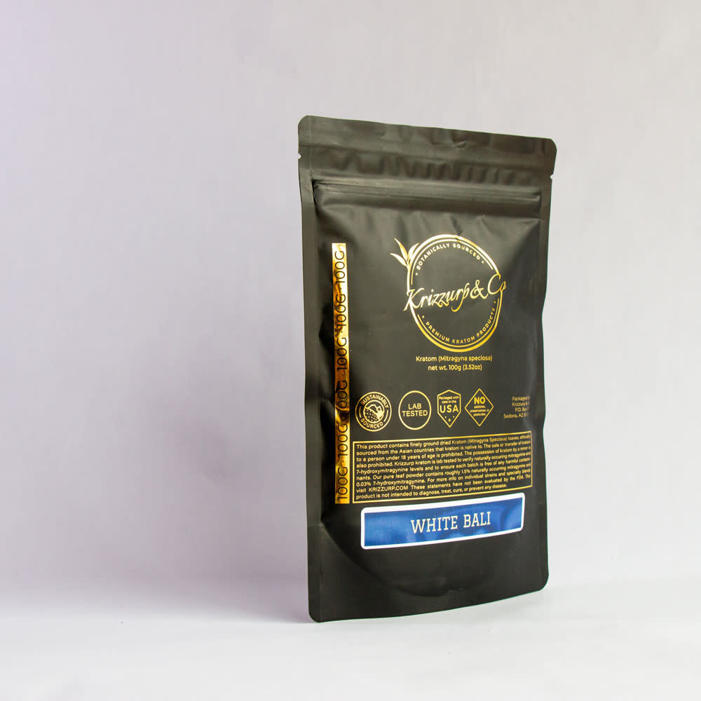 Krizzurp  & Co - Kratom Powder White Bali 1kg