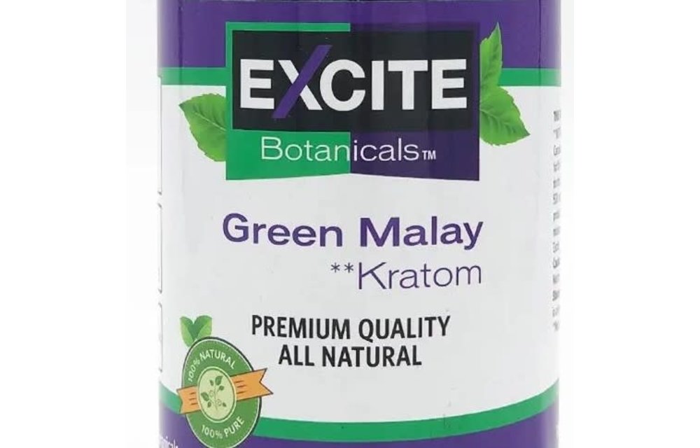 Excite Botanicals - Kratom Capsule Green Malay 150ct
