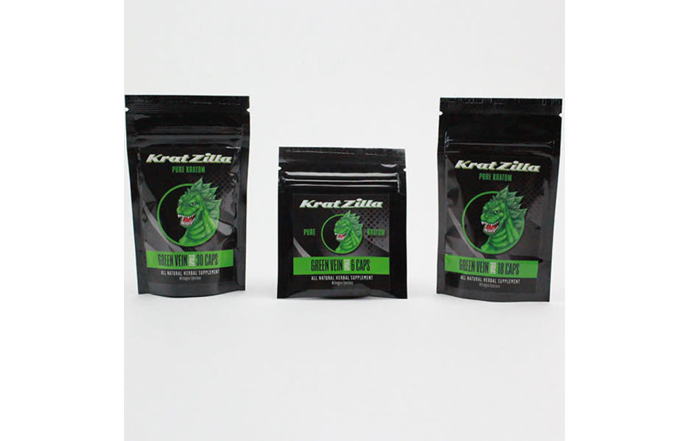 Kratzilla - Kratom Capsule Green Vein 30ct